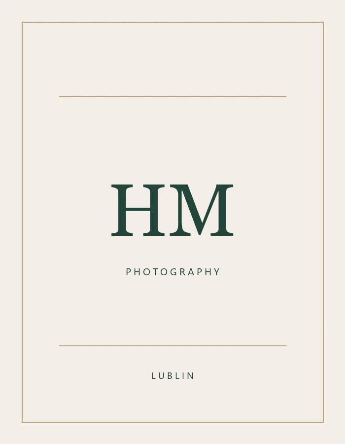Monogram HM Photography — element identyfikacji marki